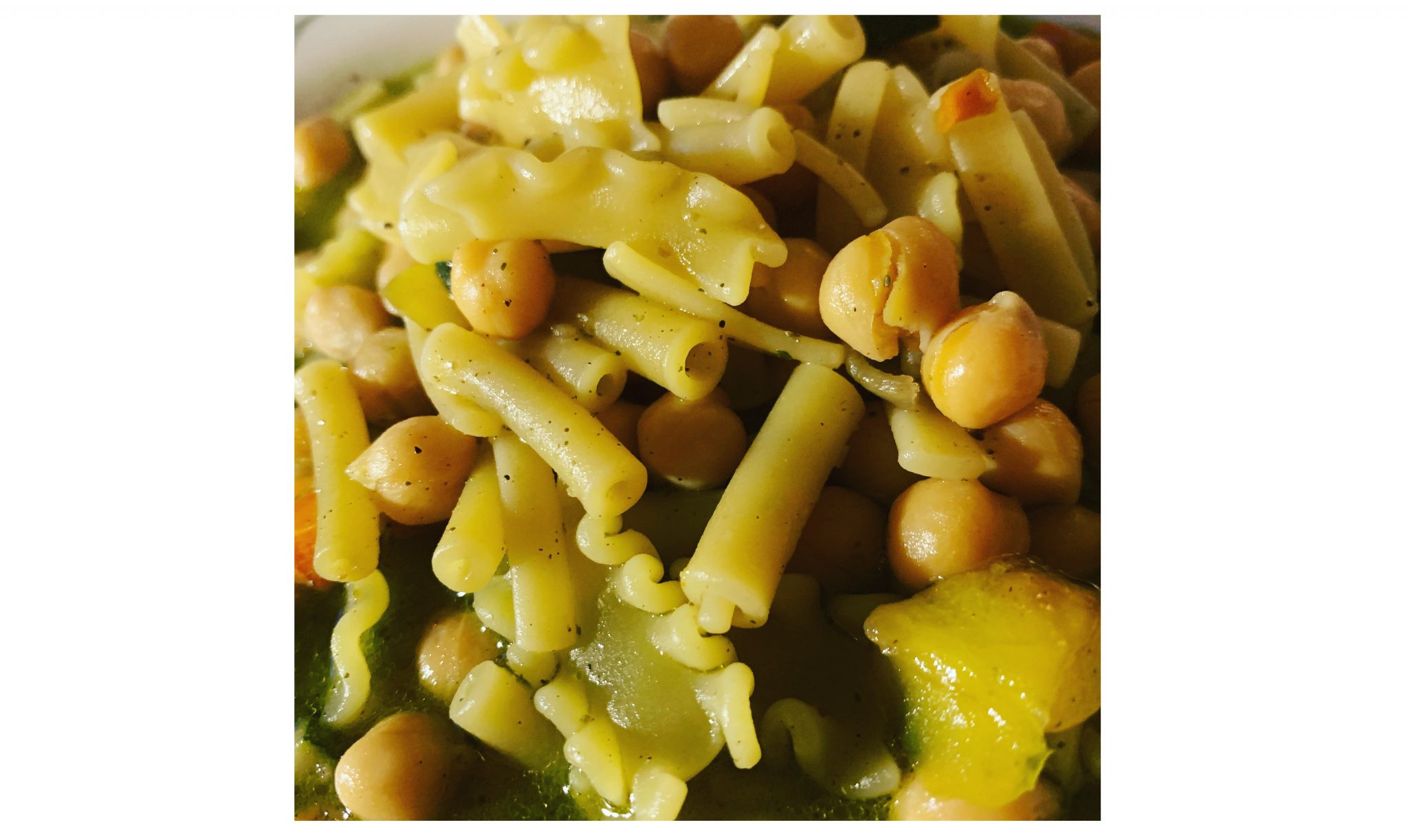 Pasta e ceci light Corriere Canadese