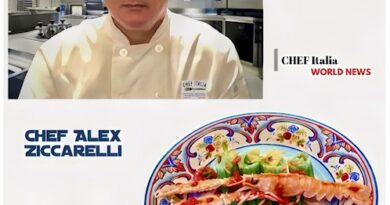 Ecco i paccherini blu agli scampi di Alex Z.