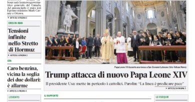 Front page of Corriere Canadese newspaper, main headline: Louise Arbour nuova governatrice generale with a ceremony photo; other stories include Trump attacca di nuovo Papa Leone XIV and Mercato immobiliare in ripresa.