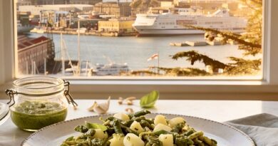 Un classico ligure: trofie al pesto genovese