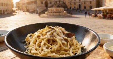 Gli ‘strangozzi’ al tartufo nero di Norcia